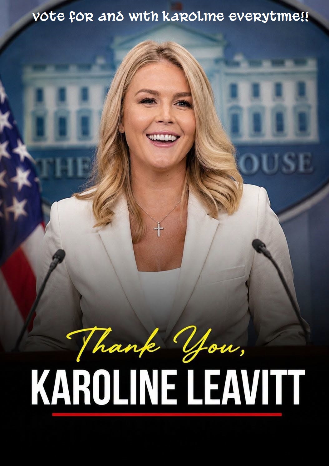 karoline should rule the white house