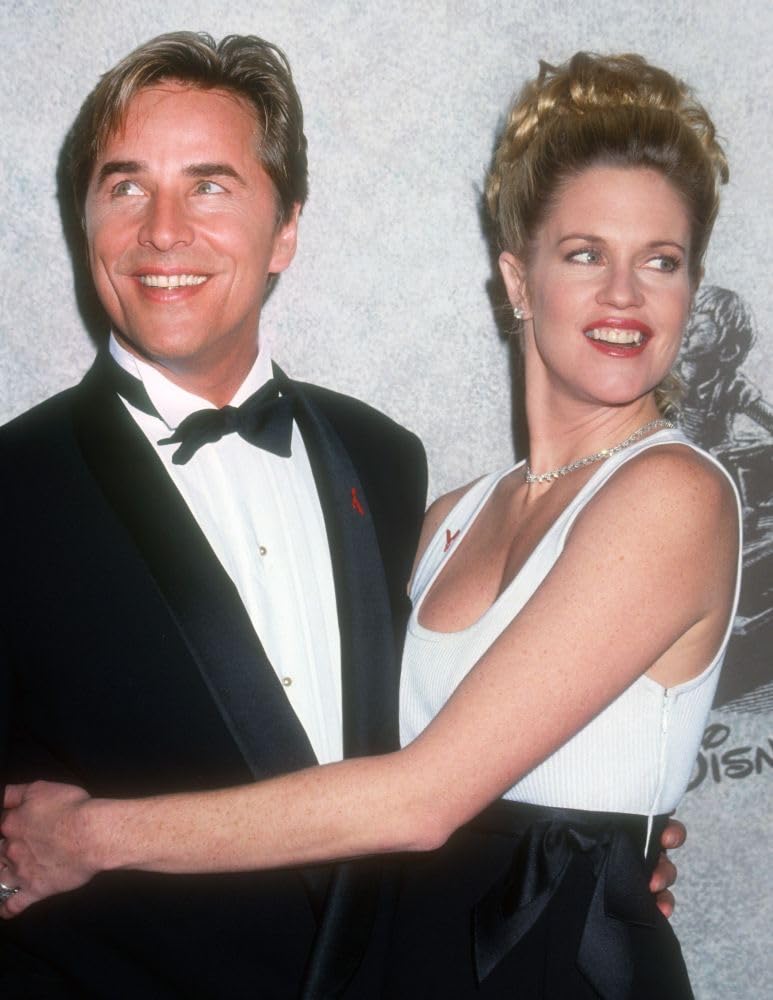 Melanie Griffith pictured with Don Johnson